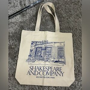 Shakespeare Tote Bag from Paris